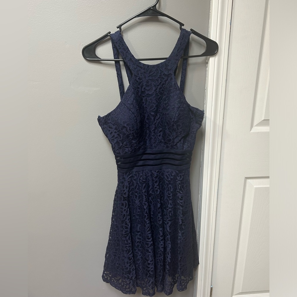 Navy blue formal dress
